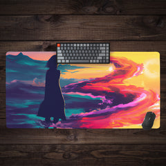 Entering The Sunset Extended Mousepad