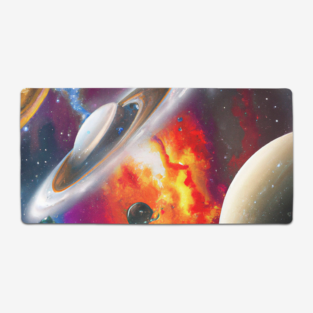 Fiery Space Extended Mousepad
