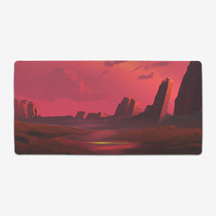 Follow The Lit Path Extended Mousepad