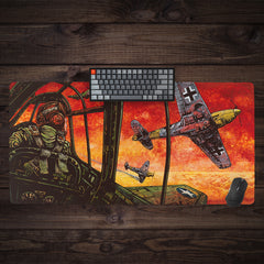 The Dog Fight Extended Mousepad