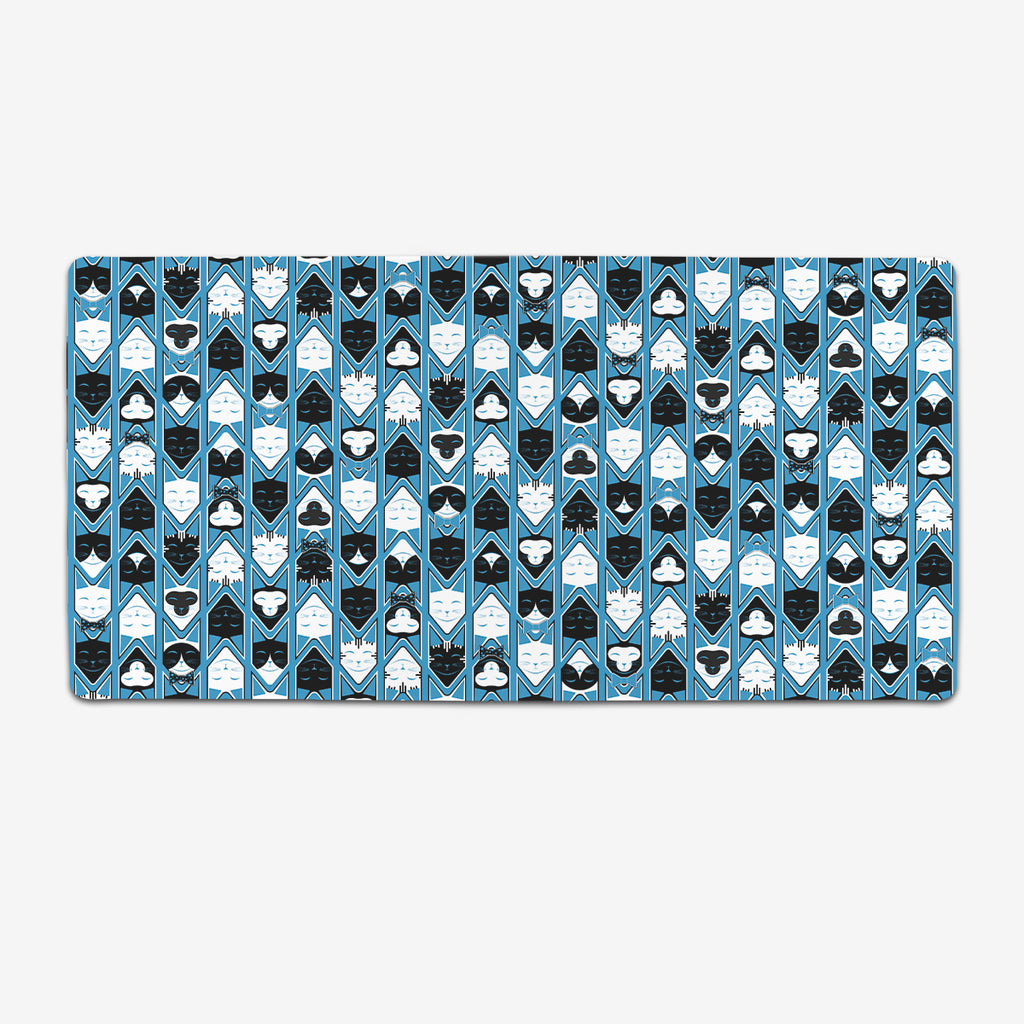 Cats N' Bow Ties Extended Mousepad