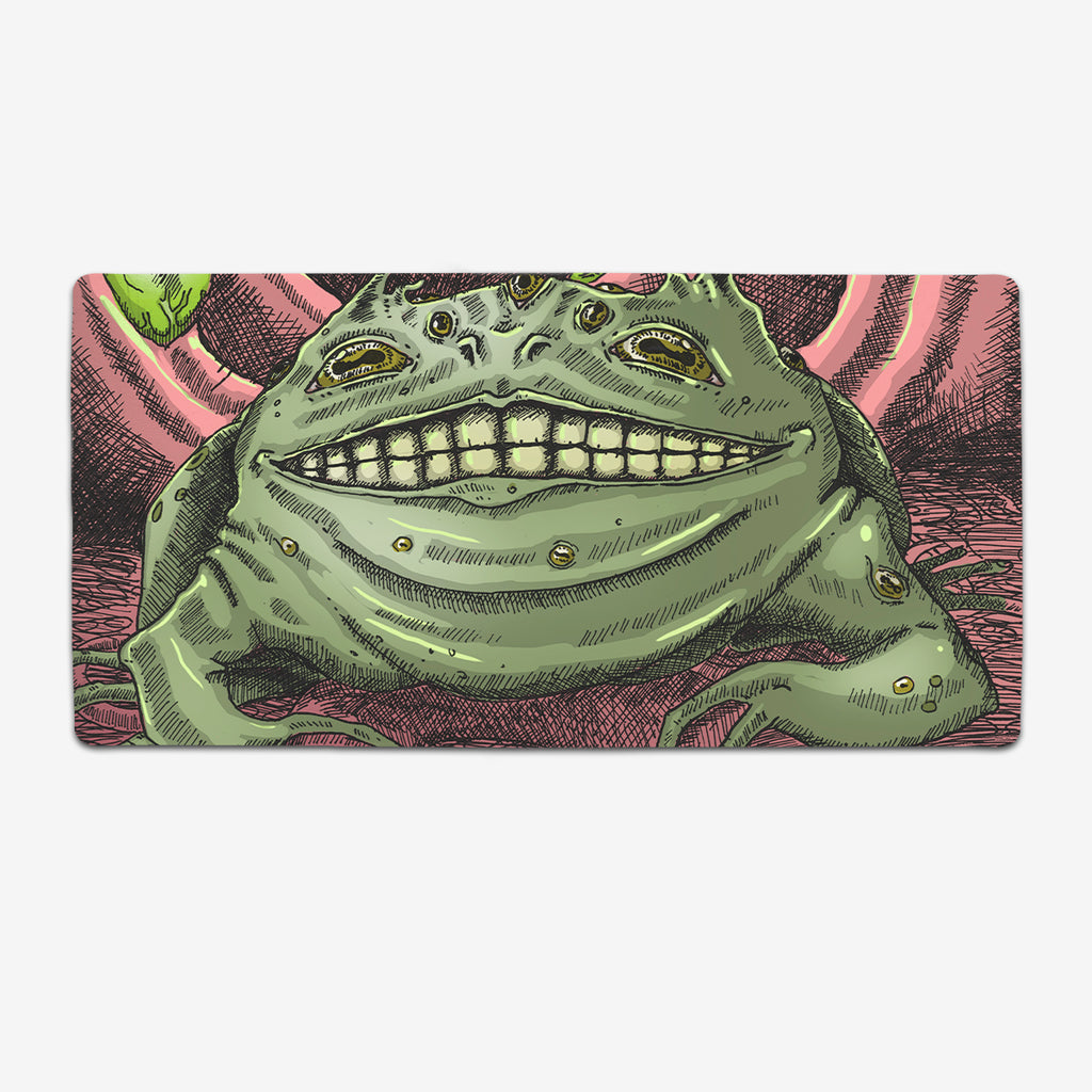 Amphibian from Beyond Extended Mousepad - Hook and Stylus - Mockup - XL