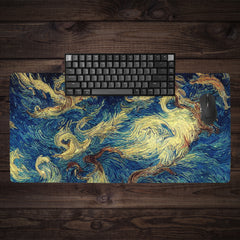 AI Feather Galaxy Extended Mousepad - Inked Gaming - AI - LL - 52
