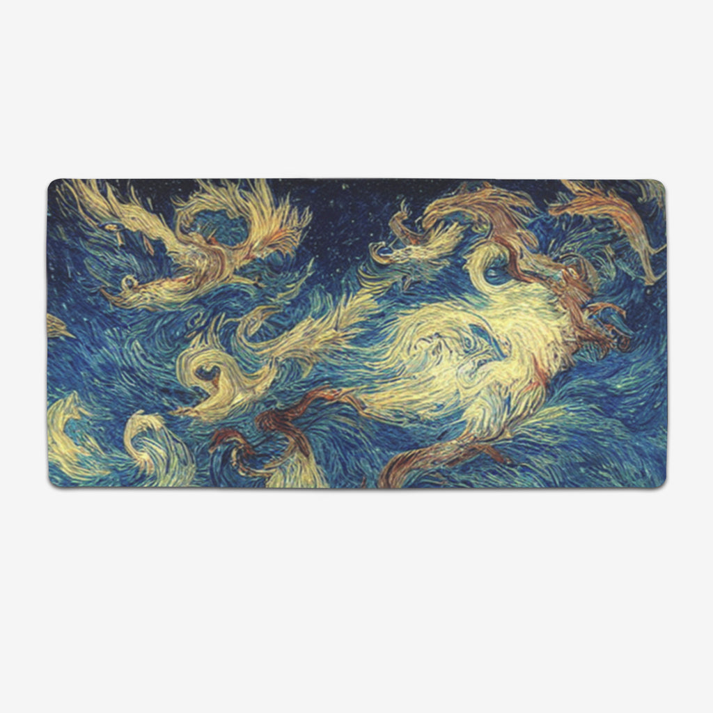 AI Feather Galaxy Extended Mousepad - Inked Gaming - AI - Mockup - 52