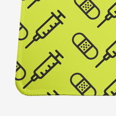 Bandage and Vaccine Extended Mousepad - Inked Gaming - EG - Corner  - XL - Green