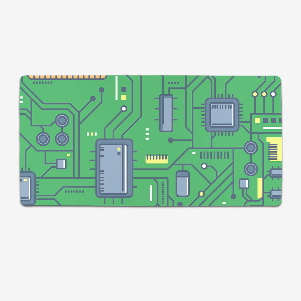 Circuit Board Extended Mousepad - Inked Gaming - LL - Mockup - XL