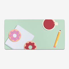 Coffee and Donuts Extended Mousepad