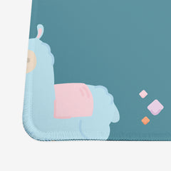 Cotton Candy Llamas Extended Mousepad