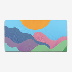 Curves of the Mountain Extended Mousepad