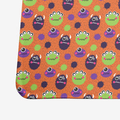 Cute Fuzzy Monsters Extended Mousepad - Inked Gaming - EG - Corner  - XL