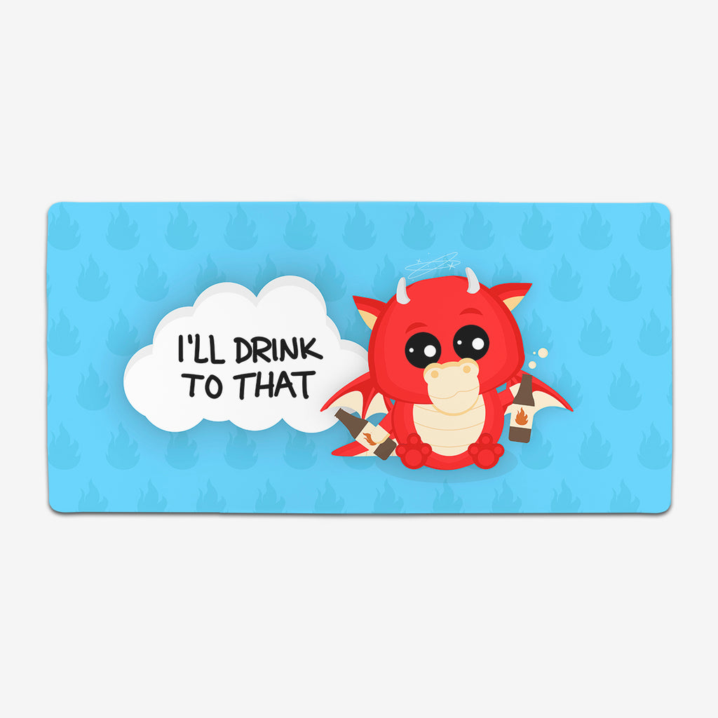Drago Drinks Extended Mousepad