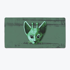 Extrapurrestrial Kitteh Extended Mousepad