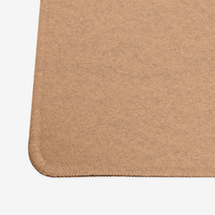 Faux Felt Pattern Extended Mousepad