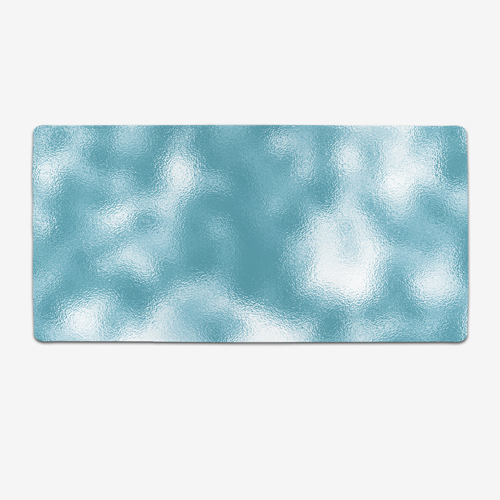 Faux Frosted Glass Pattern Extended Mousepad - Inked Gaming - EG - Mockup - XL - Blue