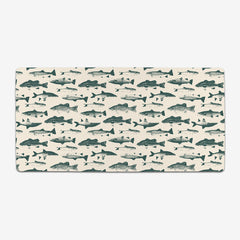 Fish Stamps Extended Mousepad
