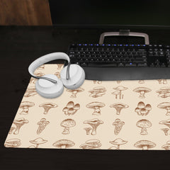 Forest Mushrooms Extended Mousepad
