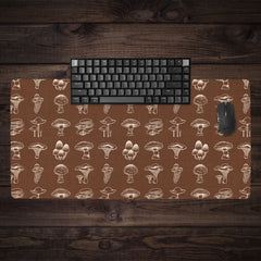 Forest Mushrooms Extended Mousepad