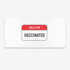 Hello I'm Vaccinated Extended Mousepad