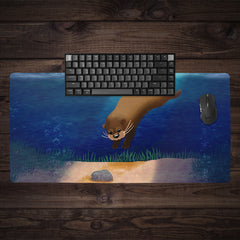 Otter's Best Friend Extended Mousepad