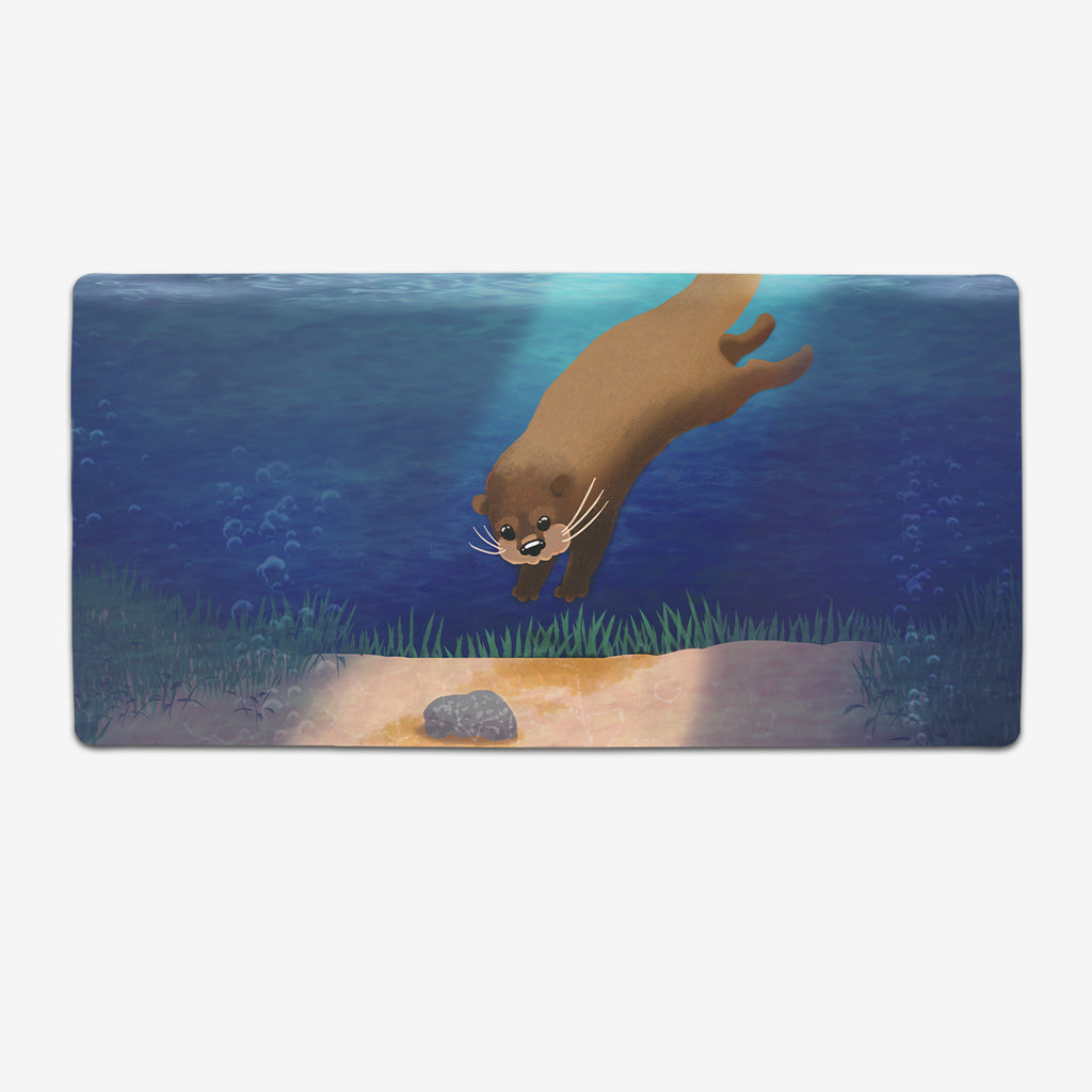 Otter's Best Friend Extended Mousepad