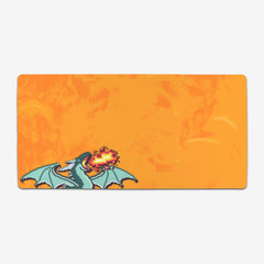 Pixel Dragon Extended Mousepad