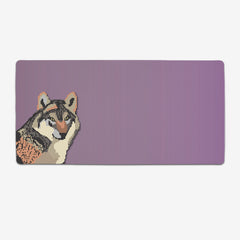 Pixel Wolf Extended Mousepad