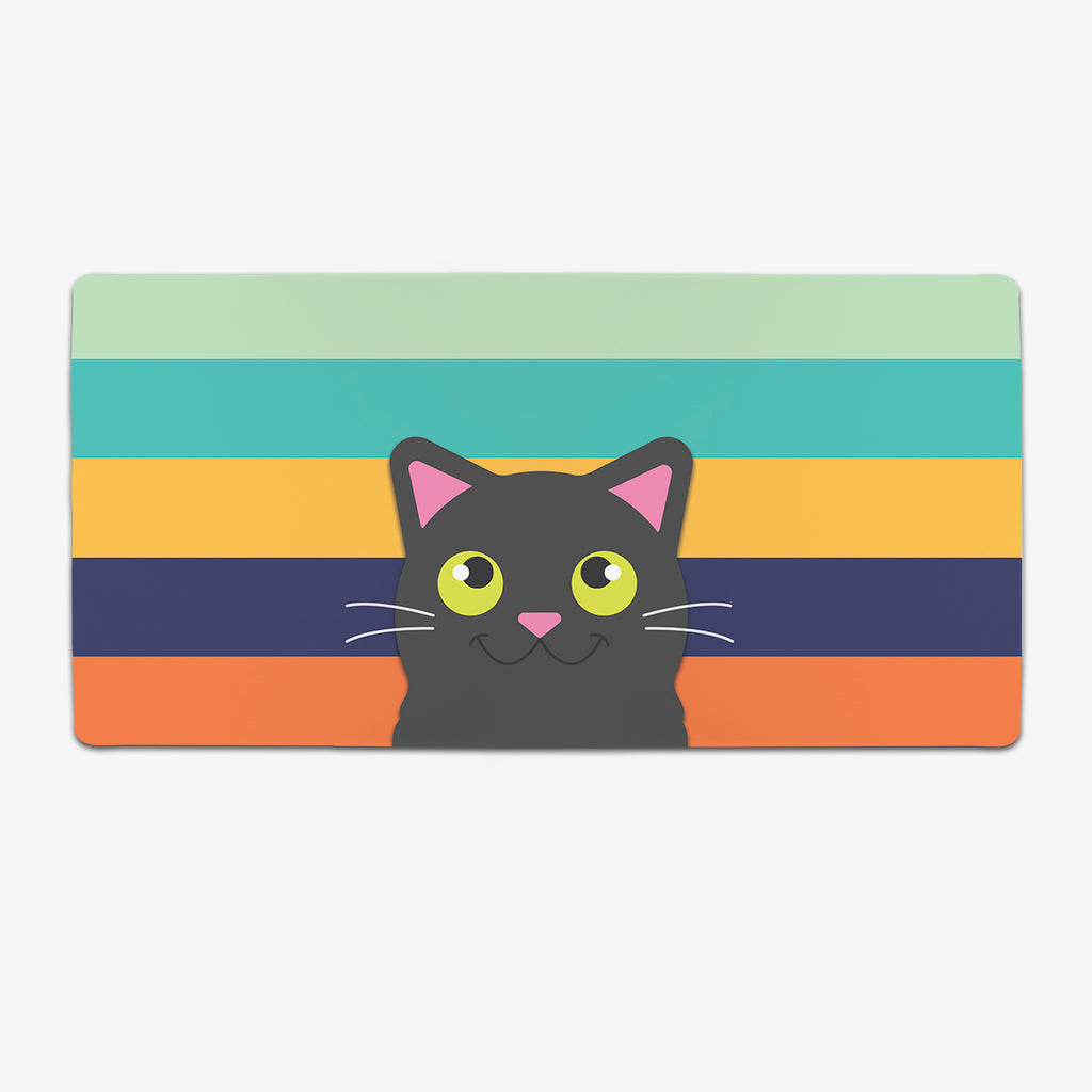 Retro Purr Extended Mousepad