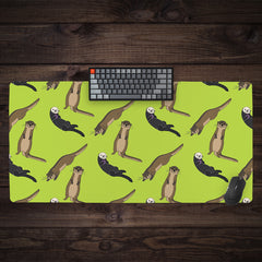 Salted Caramel Otters Extended Mousepad