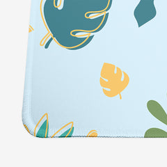 Tropical Leaves Extended Mousepad