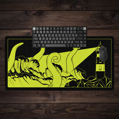 What Lies Beneath Extended Mousepad - Inked Gaming - HD - Lifestyle - XL