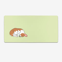 Sleepy Corgi Extended Mousepad
