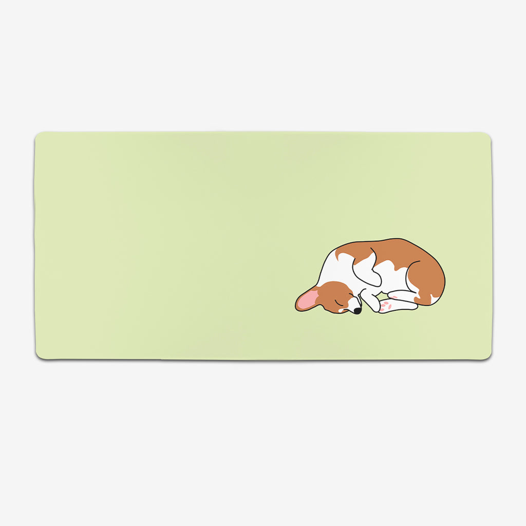 Sleepy Corgi Extended Mousepad