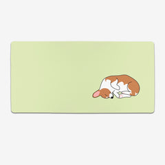 Sleepy Corgi Extended Mousepad