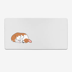 Sleepy Corgi Extended Mousepad