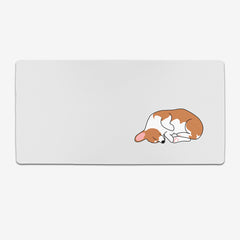 Sleepy Corgi Extended Mousepad