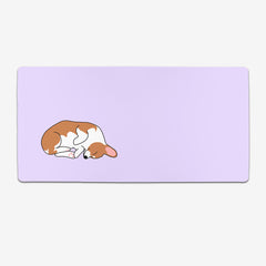 Sleepy Corgi Extended Mousepad