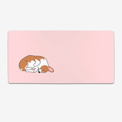 Sleepy Corgi Extended Mousepad