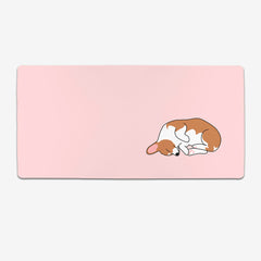 Sleepy Corgi Extended Mousepad