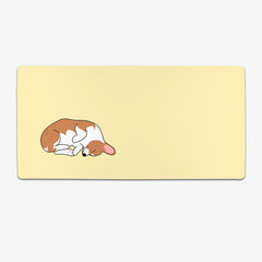 Sleepy Corgi Extended Mousepad