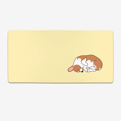Sleepy Corgi Extended Mousepad