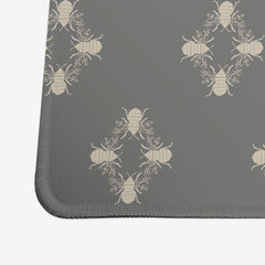 Bumbling Bees Pattern Extended Mousepad - Jo Lou Design - Corner - XL