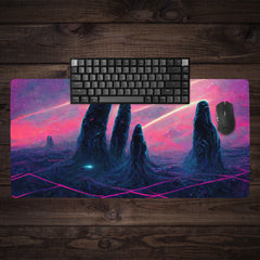 Stoic Space Columns Extended Mousepad