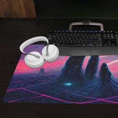 Stoic Space Columns Extended Mousepad