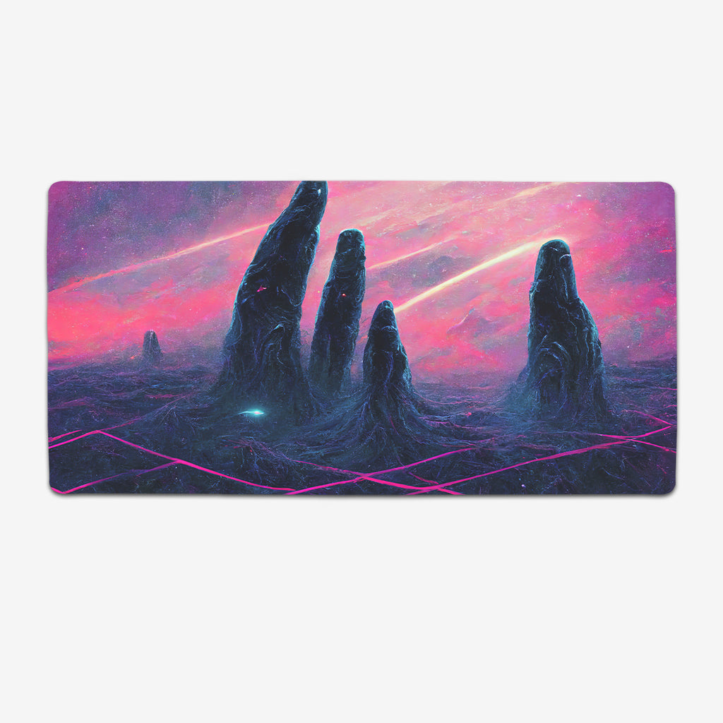 Stoic Space Columns Extended Mousepad