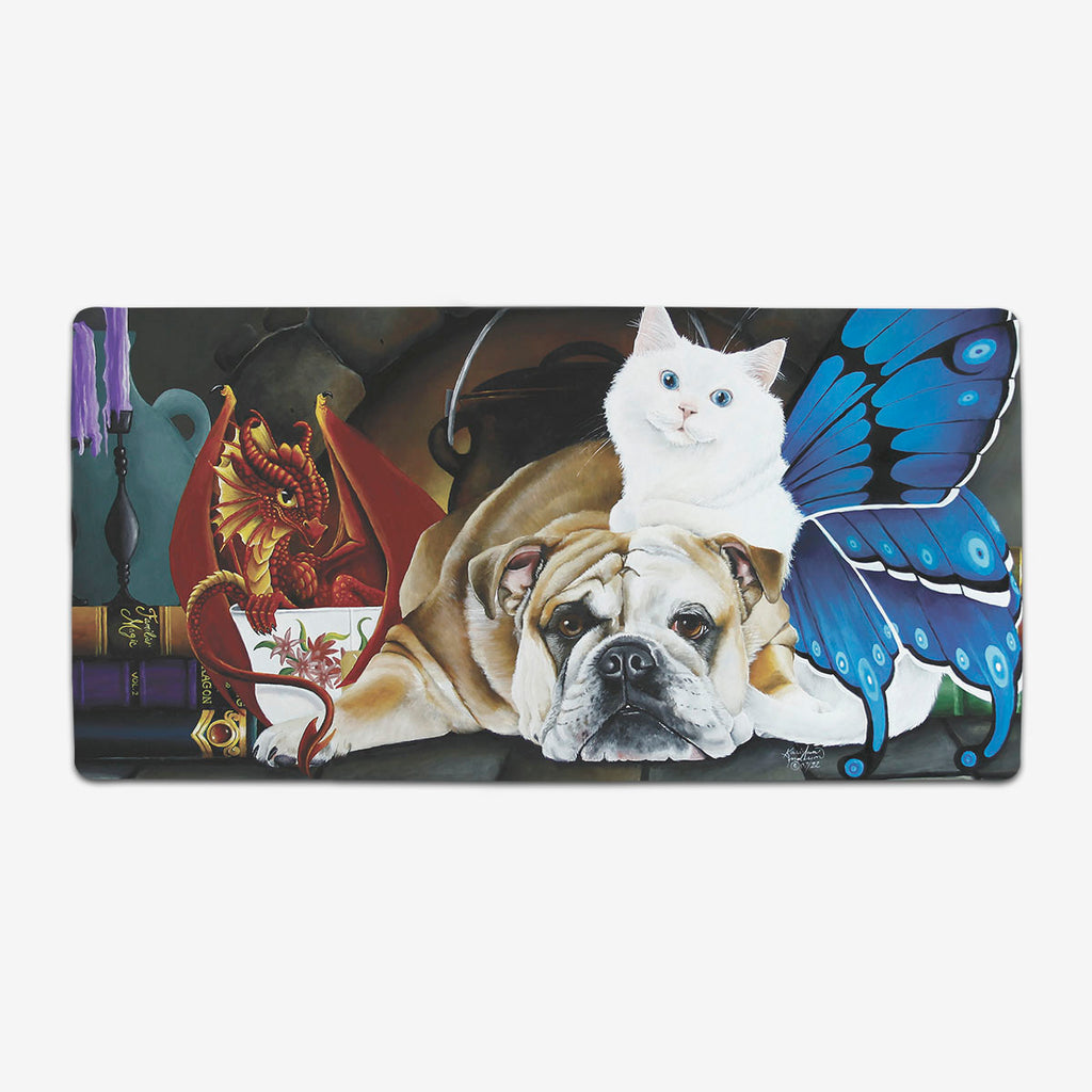British Bulldog And Friends Extended Mousepad