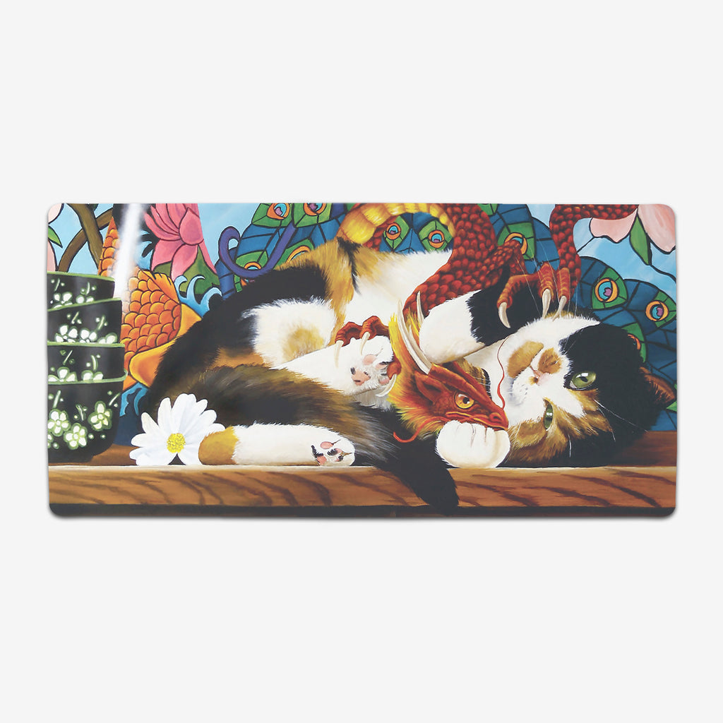 Callie The Calico Extended Mousepad