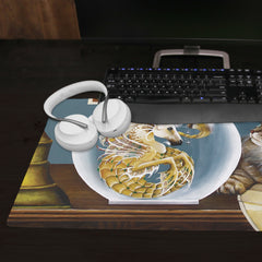 Lydia And The Hippocampus Extended Mousepad