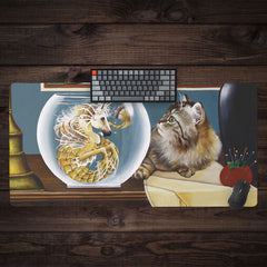 Lydia And The Hippocampus Extended Mousepad