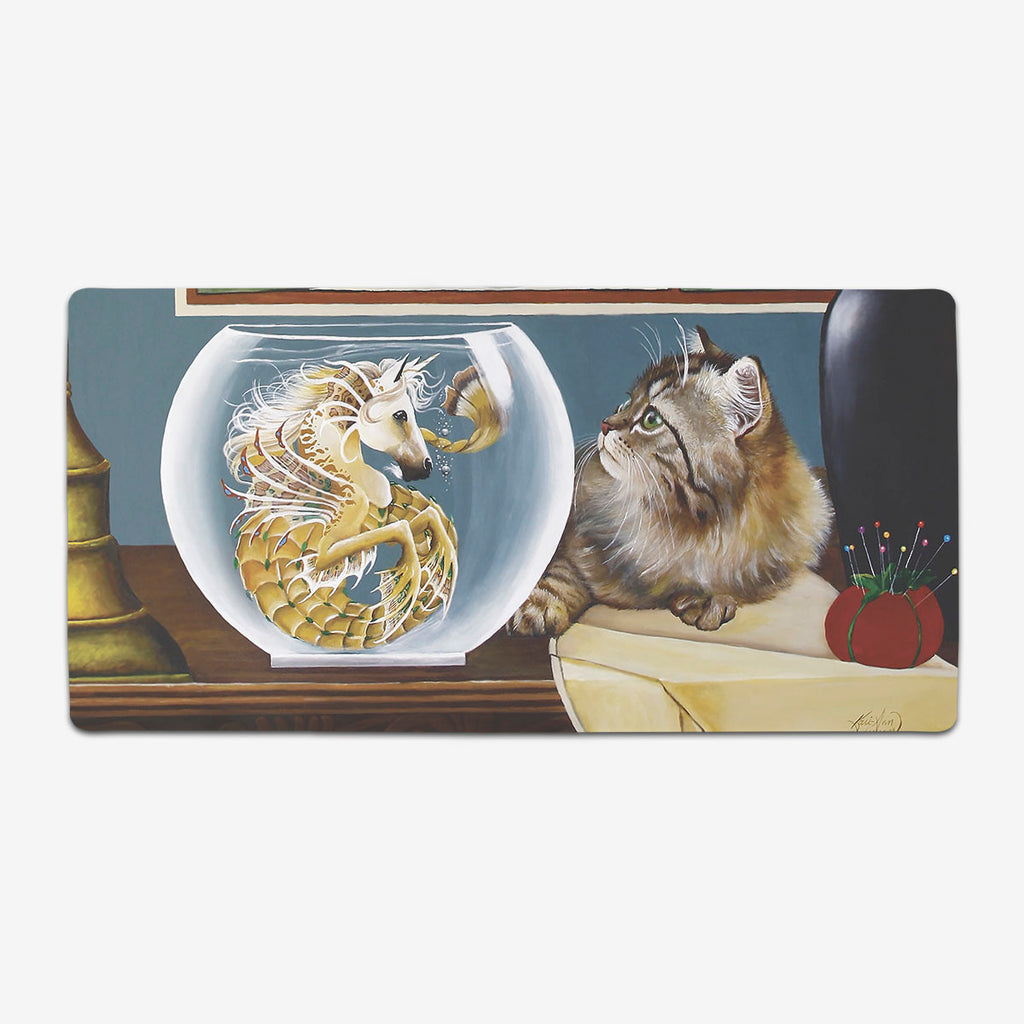 Lydia And The Hippocampus Extended Mousepad