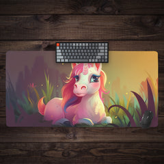 Resting Unicorn Extended Mousepad